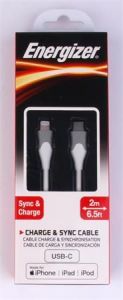 ENERGIZER / USB kbel, USB-C - Lightning (Apple), 2m, ENERGIZER, fehr
