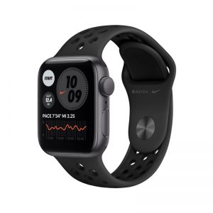 / Apple Watch Nike S6 GPS, 40mm asztrosz.al.tok, fekete szj