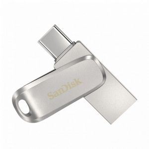 Sandisk / 256GB Ultra Dual Drive Luxe USB Type-C Flash Drive Silver