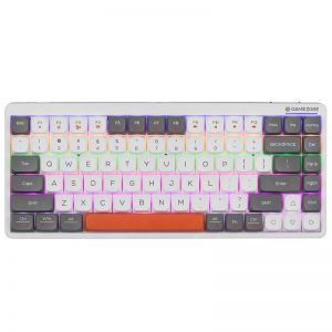 Tracer / FINA 84 GameZone Red Switch Rainbow Mechanical Keyboard White/Grey US