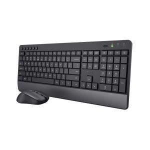 Trust / Trezo Comfort Wireless Keyboard & Mouse Set Black US