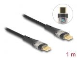 DeLock USB 2.0 Data and Fast Charging Cable USB Type-C male to male PD 3.0 100W 1m Black
