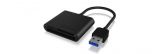 Raidsonic IcyBox IB-CR301-U3 USB 3.0 External card reader Black