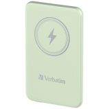 Verbatim Charge 'n' Go Magnetic Wireless 5000mAh PowerBank Green