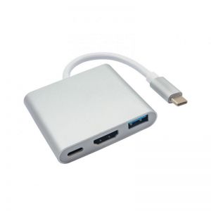 Akyga / AK-AD-57 USB type C / USB 3.0 / USB type C / HDMI Hub