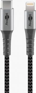  / Goobay USB 3.1 C/M - Apple Lightning 8pin 0,5m textil
