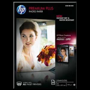 HP / HP Fotpapr Semi-Glossy A4 20 lap 300g