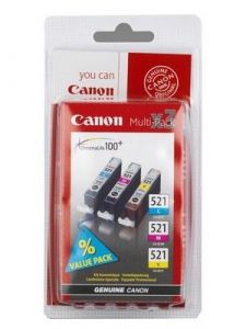 Canon / Canon CLI-521 sznes eredeti tintapatron multipack (C,M,Y)