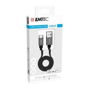 EMTEC / USB kbel, USB-A - microUSB, EMTEC 