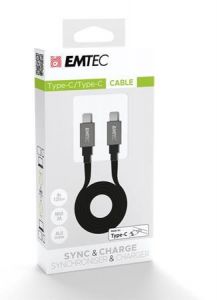 EMTEC / USB kbel, USB-C - USB-C 2.0, EMTEC 