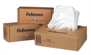 FELLOWES / Hulladékgyűjtő zsák iratmegsemmisítőhöz, 30 literes kapacitásig, FELLOWES