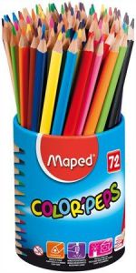 MAPED / Sznes ceruza kszlet, hromszglet, ceruzatart, MAPED 