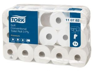 TORK / Toalettpapr, T4 rendszer, 3 rteg, 12,5 cm tmr, Advanced, TORK, fehr