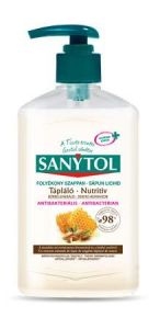 SANYTOL / Antibakterilis folykony szappan, 250 ml, SANYTOL 