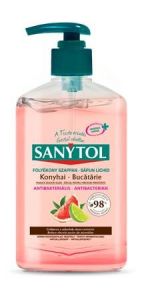 SANYTOL / Antibakterilis folykony szappan, 250 ml, SANYTOL 