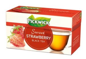 PICKWICK / Fekete tea, 20x1,5 g, PICKWICK, eper