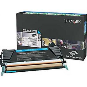 Lexmark / Lexmark C734, X734 Cyan 6K eredeti toner (C734A1CG)