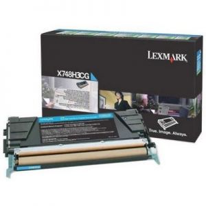 Lexmark / Lexmark X74x Cyan Toner Cartridge High Corporate (Eredeti)