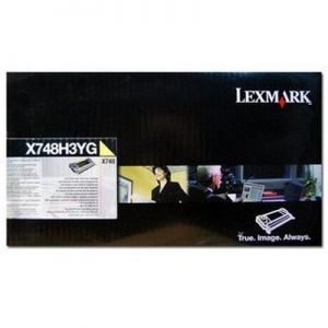 Lexmark / Lexmark X74x Yellow Toner Cartridge High Corpora (Eredeti)