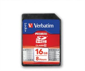VERBATIM / Memriakrtya, SDHC, 16GB, CL10/U1, 80/10 MB/s, VERBATIM 