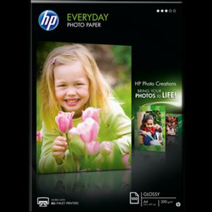 HP / HP Fotópapír Semi-Glossy A4 100 lap 200g