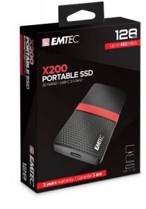 EMTEC / SSD (kls memria), 128GB, USB 3.2, 420/450 MB/s, EMTEC 