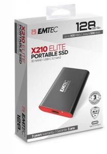 EMTEC / SSD (kls memria), 128GB, USB 3.2, 500/500 MB/s, EMTEC 