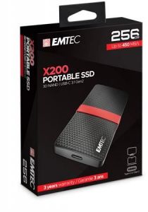 EMTEC / SSD (kls memria), 256GB, USB 3.2, 420/450 MB/s, EMTEC 