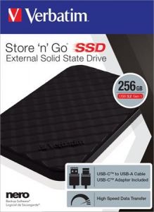 VERBATIM / SSD (kls memria), 256GB, USB 3.2 VERBATIM 