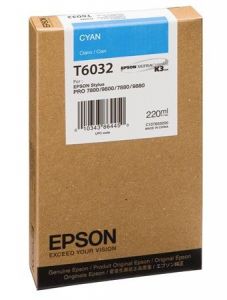 Epson / Epson T6032 Patron Cyan 220ml (Eredeti)
