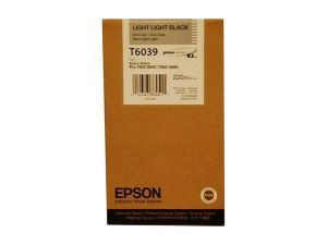 Epson / Epson T6039 Patron Light Light Black 220ml (Eredeti)