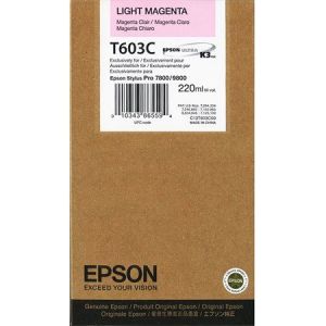 Epson / Epson T603C Patron Light Magenta 220ml (Eredeti)