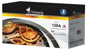 VICTORIA / CE323A Lzertoner Color LaserJet Pro CM1415, CP1525N nyomtatkhoz, VICTORIA TECHNOLOGY 128A, magenta, 1,3k