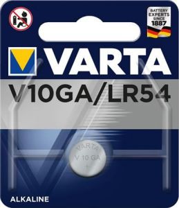 VARTA / Gombelem, V10GA / LR1130 / LR54 / 189, 1 db, VARTA
