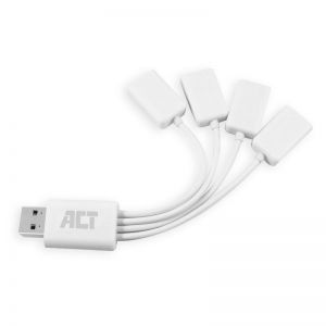 ACT / AC6210 USB 2.0 4-Port Hub White