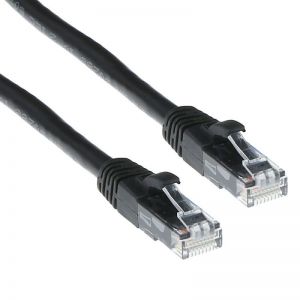 ACT / CAT6A U-UTP Patch Cable 0, 25m Black