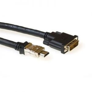 ACT / HDMI A male to DVI-D male cable 10m Black