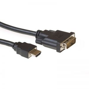 ACT / HDMI to DVI-D HDMI A male - DVI-D single link male cable 2m Black