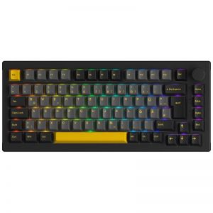 Akko / 5075S V3 PRO Cream Yellow RGB Keyboard Black/Gold UK