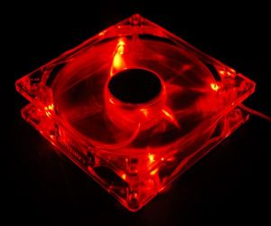 Akyga / AW-12A-BR System Fan 12cm Red LED oem