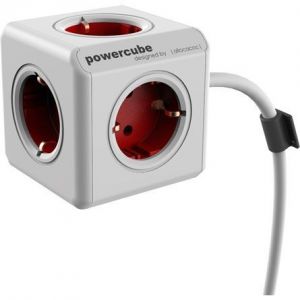 Allocacoc / PowerCube Extended 1, 5m White/Red