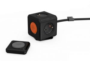 Allocacoc / PowerCube Extended Remote 1, 5m Black/Orange