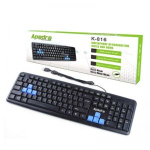 Apedra / K-816 keyboard Black HU