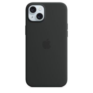 Apple / iPhone 15 Plus Silicone Case with MagSafe Black