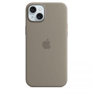 Apple / iPhone 15 Plus Silicone Case with MagSafe Clay