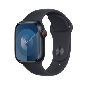 Apple / Watch S9 Cellular 45mm Midnight Alu Case w Midnight Sport Band - S/M