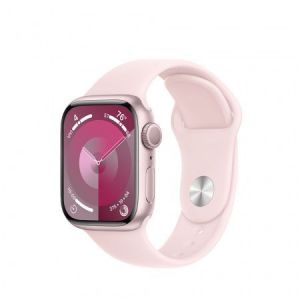 Apple / Watch S9 GPS 41mm Pink Alu Case with Light Pink Sport Band S/M