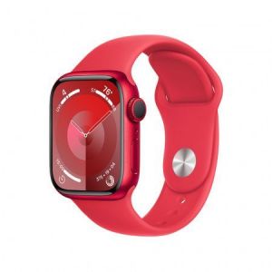 Apple / Watch S9 GPS 45mm Red Alu Case with Red Sport Band M/L
