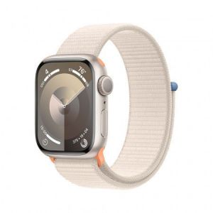 Apple / Watch S9 GPS 45mm Starlight Alu Case with Starlight Sport Loop