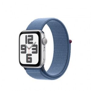 Apple / Watch SE3 GPS 40mm Silver Alu Case with Winter Blue Sport Loop